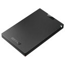 バッファロー BUFFALO SSD-PG2.0U3-BC(ブラック) USB 3.2(Gen 1)対応 ポータブルSSD 2TB SSDPG20U3BC