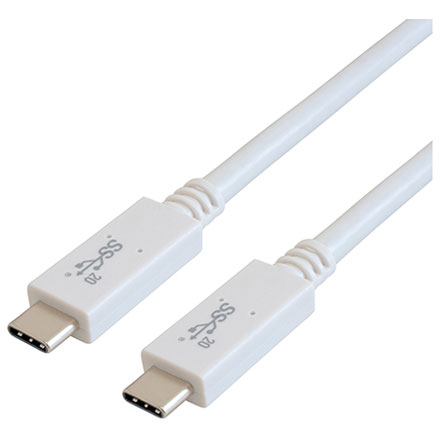 IODATA(アイ・オー・データ) GP-CCU325A10M/W(ホワイト) USB3.2 Gen2×2 USB Type-Cケーブル 1m