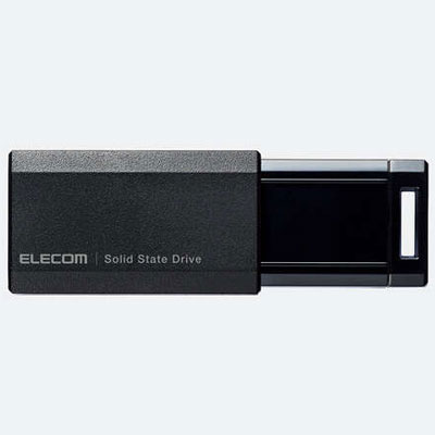 エレコム ELECOM ESD-EPK1000GBK(ブラック) 外付けポータブルSSD 1TB ESDEPK1000GBK
