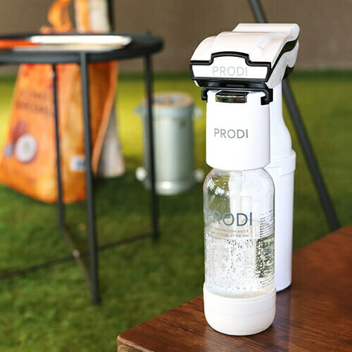 PRODI（プロディ） PRODI ソーダガン ホワイト 家庭用炭酸飲料メーカー スターターキット