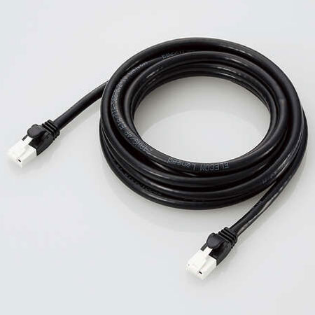 エレコム(ELECOM) GM-LDGPAT/BK30 ブラック LANケーブル PS5 3m CAT6A ツメが折れない
