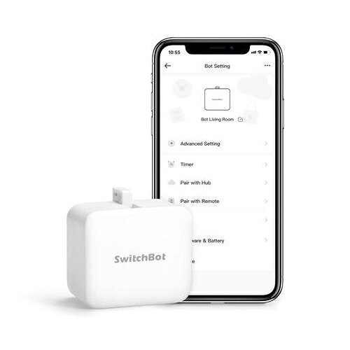 ECカレントのSwitchBot(スイッチボット) SWITCHBOT-W-GH ホワイト SwitchBotボット スイッチボット｜アングル3
