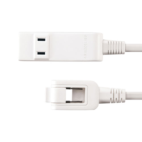 サンワサプライ TAP-M802W ホワイト マイクロ電源タップ 4個口 上挿し1・横挿し3 0.2m TAPM802W