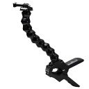 エレコム(ELECOM) AC-MBGNCP01BK(ブラック) GoPro HERO9/8/7/6/5/MAX用 マウント グースネック型