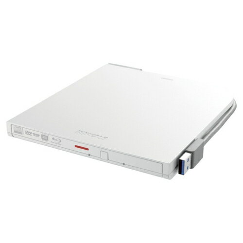 バッファロー BUFFALO DVSM-PTV8U3-WHB(ホワイト) USB3.2(Gen1) 対応 ポータブルDVD 書込ソフト添付 DVSMPTV8U3WHB