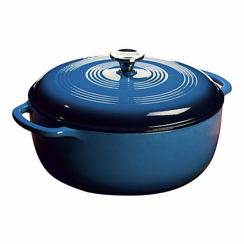 ロッジ(lodge) EC7D33 ブルー エナメルダッチオーブン 7.8クォート