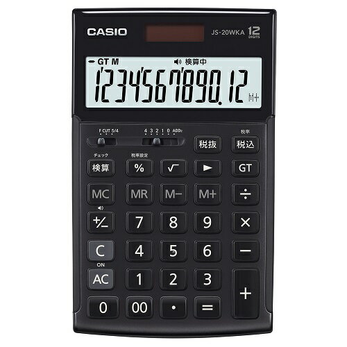 CASIO(������) JS-20WKA-BK-N �֥�å� ���㥹�ȥ����� ��̳���� 12��