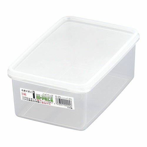 Plastic Storage Containers - エンテック S-25 ハイパック 角型