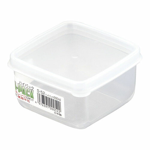 Plastic Storage Containers - エンテック S-52 ハイパック 角型