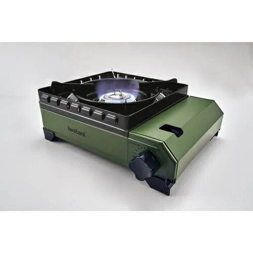 イワタニ Iwatani CB-ODX-1-OL オリーブ カセットコンロ カセットフー「タフまる」 CBODX1OL