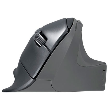 ナカバヤシ MUS-RKF176GY(グレー) USB BlueLEDマウス 5ボタン MUSRKF176GY