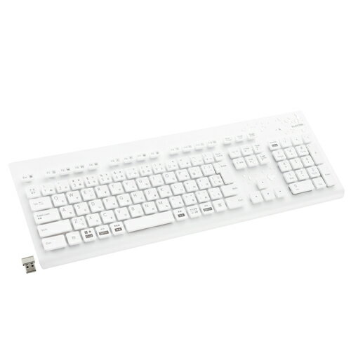 エレコム ELECOM TK-WS02DMKWH(ホワイト) キーボード 無線(2.4GHz) ワイヤレス USB-A TKWS02DMKWH エレコム ELECOM TK-WS02DMKWH(ホワイト) キーボード 無線(2.4GHz) ワイヤレス USB-A TKWS02DMKWH