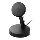 エレコム ELECOM W-MS02BK ワイヤレス充電器 7.5W マグネット式 スタンドタイプ WMS02BK|詳細画像