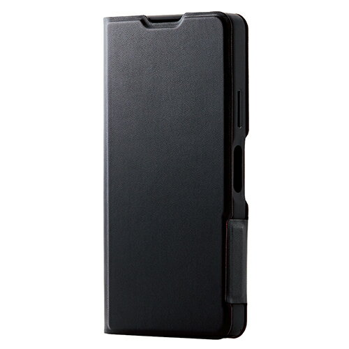 樂天商城 - エレコム(ELECOM) PM-X223PLFUBK ブラック Xperia Ace III用 ケース 手帳型 ソフトレザー TPU