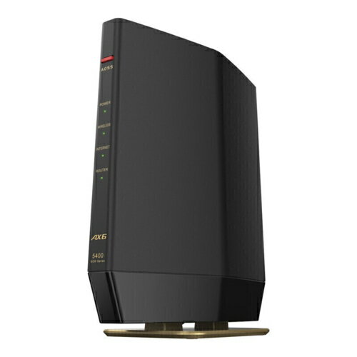 バッファロー(BUFFALO) WSR-5400AX6B-MB(マットブラック) Wi-Fi 6 対応ルーター プレミアムモデル