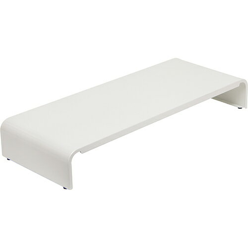 田窪工業所 PCR-54WM(ホワイト) 机上台 PCラック 幅54cm スチール製