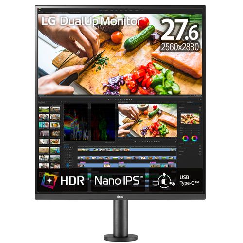 LGエレクトロニクス LG 28MQ780-B DualUp Monitor 27.6型 デュアルWQHDディスプレイ アームスタンド式 28MQ780B