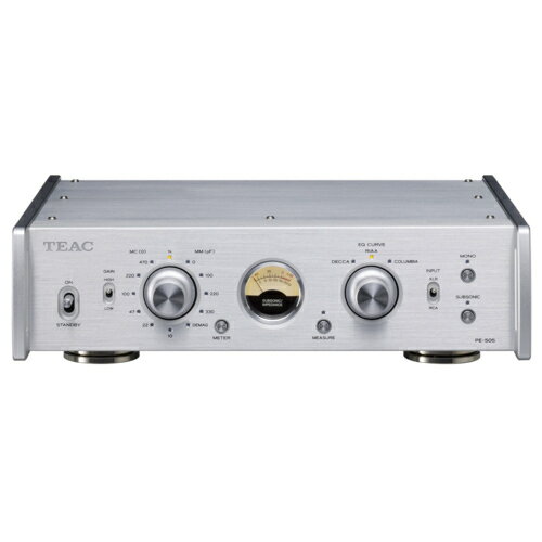 TEAC ティアック PE-505-S(シルバー) フルバランス・フォノアンプ PE505S