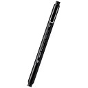 エレコム(ELECOM) P-TP2WY02CBK(ブラック) スマートフォン/タブレット対応 2WAYタッチペン 超感度