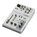 【エントリーでポイント最大18倍】ヤマハ YAMAHA AG03MK2W(ホワイト) USB接続 Live Streaming Mixer AG03MK2W