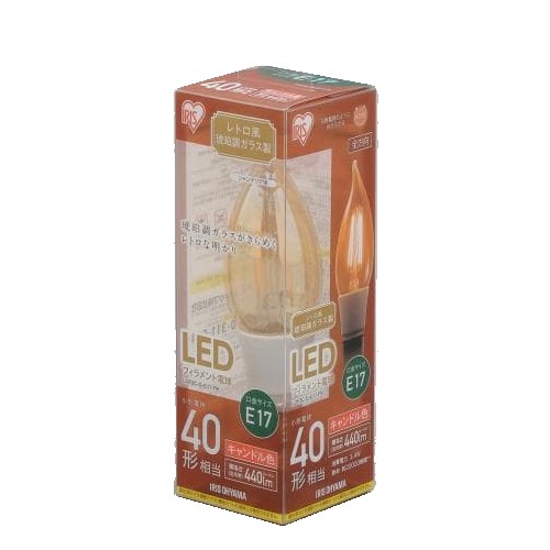 ꥹ(Iris Ohyama) LDF3C-G-E17-FK LEDŵ ե Ĵ ɥ뿧 E17 40W 440lm