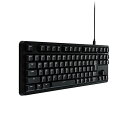 エレコム ELECOM TK-VK210SBK(ブラック) ゲーミングキーボード キータイプ:銀軸(スピードリニア) USB-A有線 TKVK210SBK