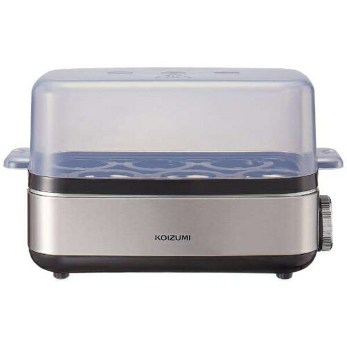 コイズミ(KOIZUMI) KES-0401/S シルバー エッグスチーマープラス ゆで卵メーカーのサムネイル