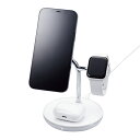 yGg[Ń|Cgő18{zGR ELECOM W-MS04WH(zCg) MagSafeΉ iPhone/AirPods/Apple Watchp CX[d WMS04WH