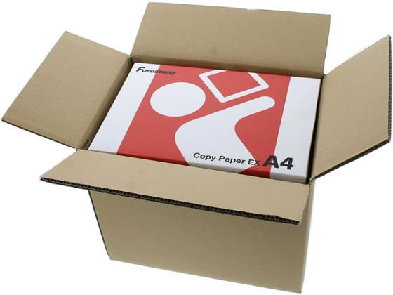 その他 小型段ボール箱 ダブルフルート A4用 320×230×250 10枚[代引不可]