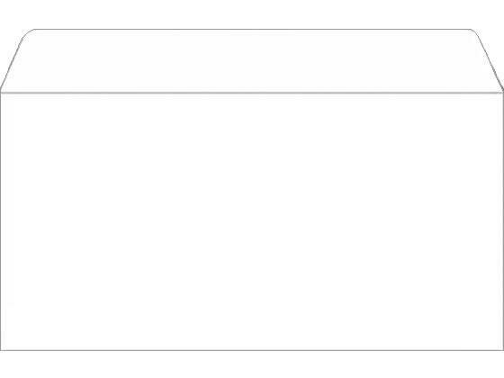 ハート レーザープリンタ対応封筒 洋長3 クオリス ホワイト200枚[代引不可]