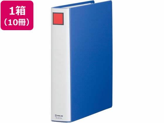 樂天商城 - キングジム スーパードッチ脱・着イージー A4タテ とじ厚40 青10冊[代引不可]