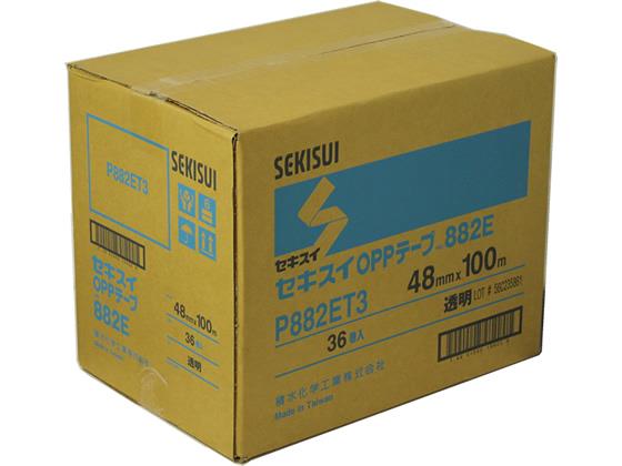 セキスイ OPPテープE 52μ 48mm×100m 透明 36巻[代引不可]