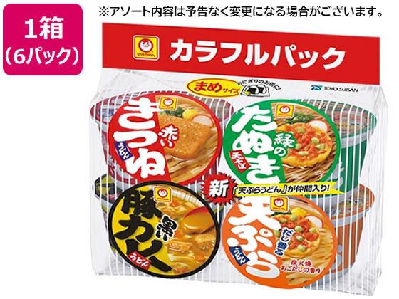 東洋水産 まめカラフルパック 4食入×6パック[代引不可]