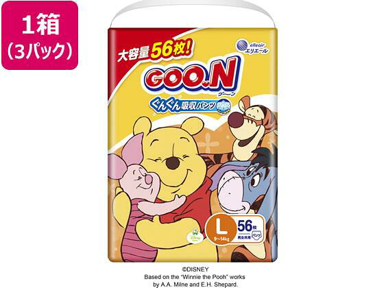 ↑↑↑正確な在庫状況は上記バナー「在庫状況を確認する」をクリックして頂き、必ずご確認ください。&nbsp;&nbsp;&nbsp;【代引不可商品】仕入先よりお客様宅へ直送手配いたします商品です。そのため代引きは対応致しかねます。かわいいディズニーデザインで毎日のおむつ替えをもっと楽しく！ムレをさっと追い出し、お肌まっさらさら。ムレを追い出す　全面通気シート。すきまモレ安心　足回りふわぴたWギャザー。たっぷり吸収でモレあんしん。消臭機能付き吸収体採用。男女共用　おしっこ拡散シート。おむつの替えどきがわかりやすい、おしっこお知らせライン。取りかえらくらくサイドステッチ。便利でカンタン後処理テープ。おむつの柄は全部で6種類！●Lサイズ●体重目安：9kg〜14kg●おなかまわりの目安サイズ：40cm〜53cm●注文単位：1箱（56枚×3パック）※メーカーの都合により、パッケージ・仕様等は予告なく変更になる場合がございます。