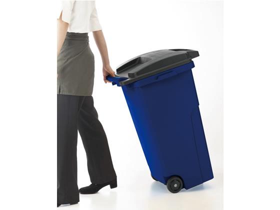 リス キャスター付きペール90L レッド[代引不可] [3]