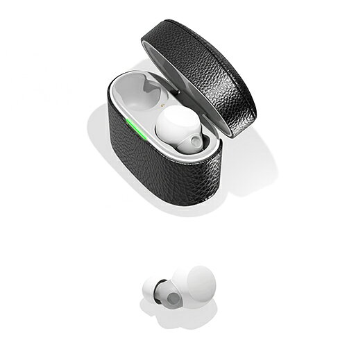 ECカレントのPGA PG-LS9PU01BK ブラック LinkBuds S用 PUレザーケース｜アングル3