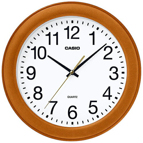 樂天商城 - CASIO(カシオ) IQ-136-7JF 木目 掛時計 スムーズ秒針