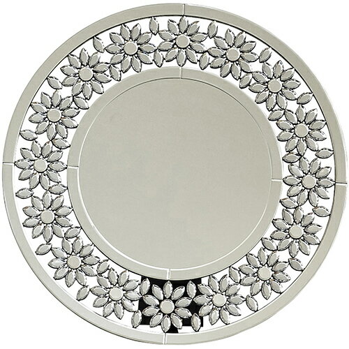 クロシオ 【完成品】 New丸型ミラー フラワー