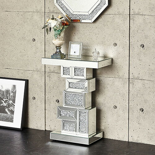 クロシオ 【完成品】 ミラーコンソールテーブル [2]