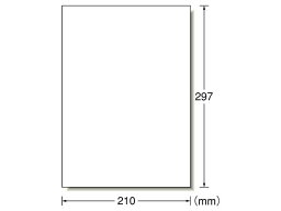 エーワン ラベルシール A4 ノーカット 100枚[代引不可]