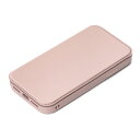 PGA PG-22KGF04PK(ピンク) iPhone14用 手帳型 ガラスフリップケース(2)