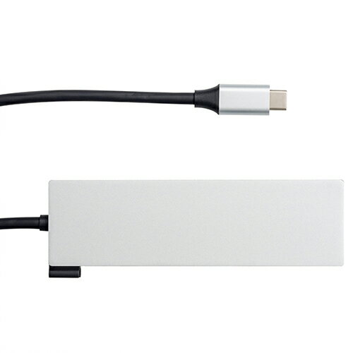 ナカバヤシ UD-C01-LSL シルバー PD対応Type-Cアルミドッキングステーション50cm STIXシリーズ