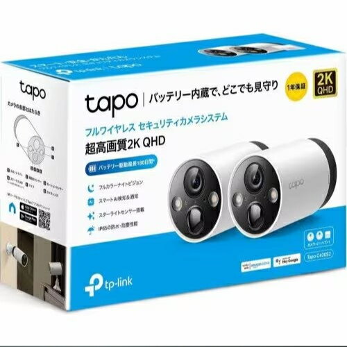 TAPO C420S2 フルワイヤレスセキュリティカメラシステム