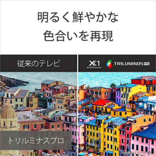 【設置＋長期保証】ソニー(SONY) KJ-50X80L BRAVIA 4K液晶テレビ 4Kチューナー内蔵 50V型