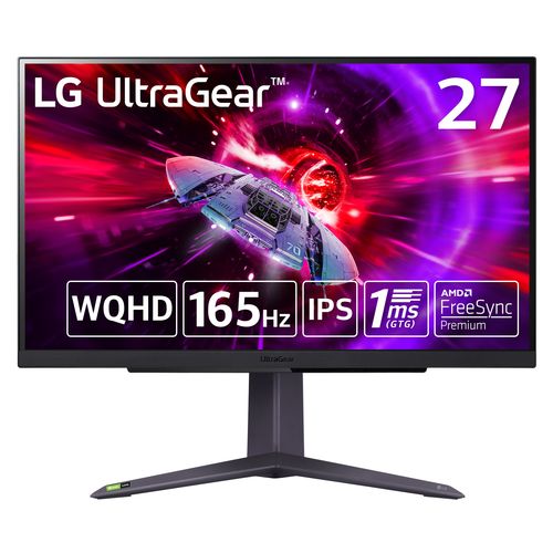 LGエレクトロニクス LG 27GR75Q-B LG UltraGear 27型 WQHDゲーミングディスプレイ 165Hz 27GR75QB