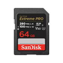 SanDisk サンディスク SDSDXEP-064G-JNJIP エクストリーム プロ SDXC UHS-IIカード 64GB CLASS10 SDSDXEP064GJN