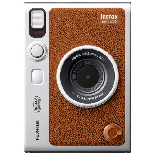 富士フイルム(FUJIFILM) チェキ instax mini Evo BROWN ブラウン miniフィルム用チェキカメラ