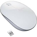 ナカバヤシ MUS-RKT153NW(ホワイト) FLATTY 無線 BlueLED光学式マウス 3ボタン(2)
