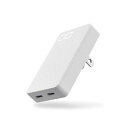 yGg[Ń|Cgő18{zCIO V[ACI[ CIO-G45W2C-S-WH NovaPort SLIM DUO 45W USB[d 2|[g zCg CIOG45W2CSWH