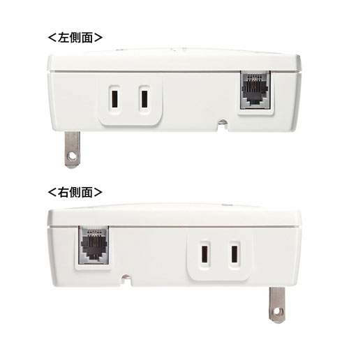 ECカレントのサンワサプライ TAP-SP310TEL 高性能雷ガードタップ 2P 2個口｜アングル3